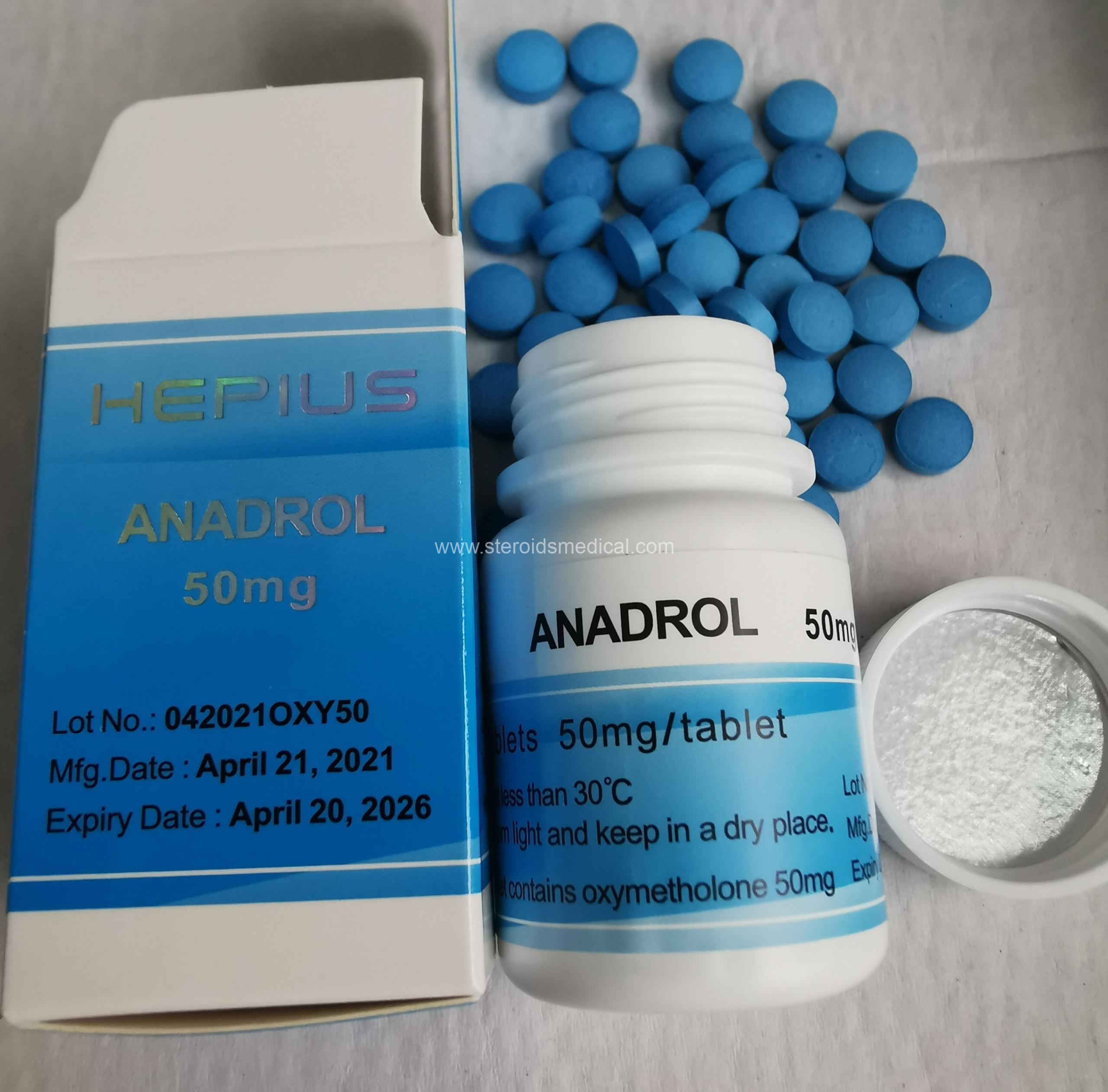 Oral Anabolic Steroid ANADROL or Oxymetholone 50mg