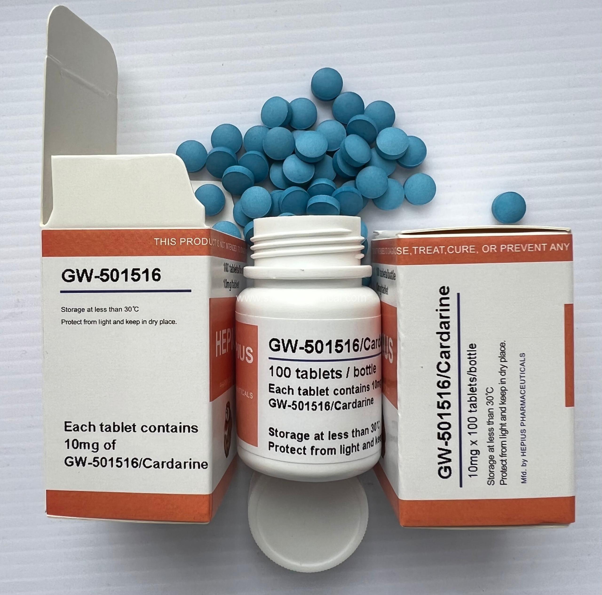 GW-501516 Cardarine 10mg in improving endurance